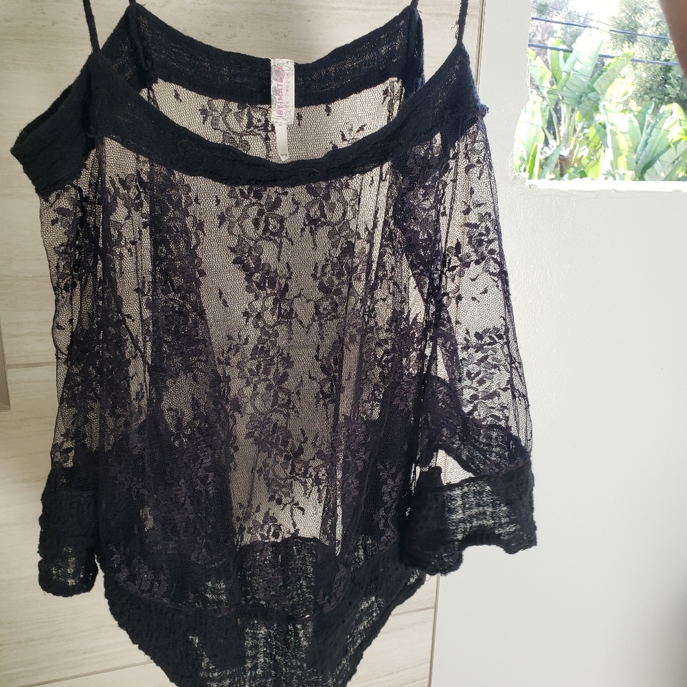 Free People Lace Top